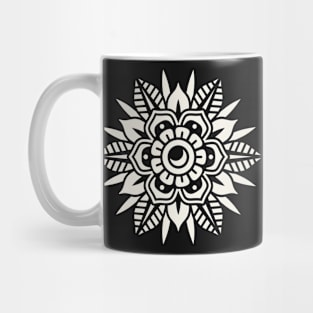 Traditional mandala flower Mug